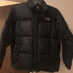 Down filled North Face Boys jacket size large
